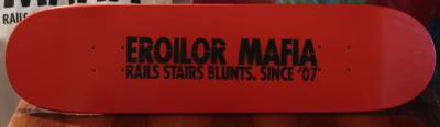 EROILOR MAFIA - STENCIL RED DECK 7.75 - LOW CONCAVE | GRIPTAPE INCLUS